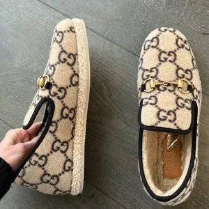 Gucci | Shoes | Gucci Wool Fria Loafer Slipon Never  display picture 1